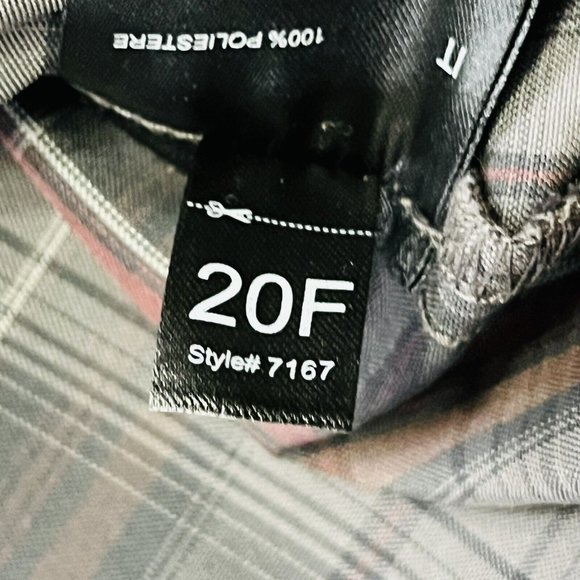 Kuhl Shirt Mens Medium Gray Plaid Flannel Long Sleeve Button Up Chest Pocket - Picture 11 of 14